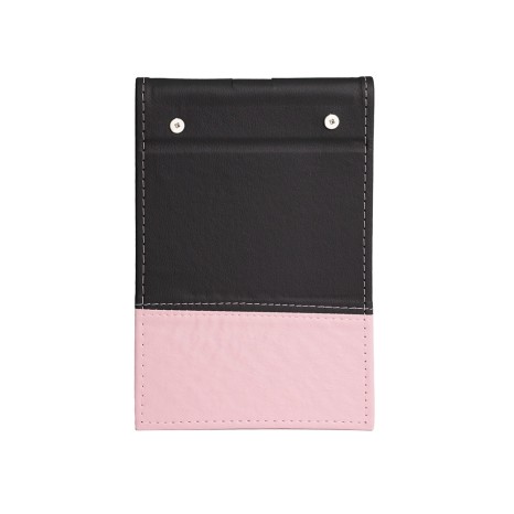 Bloco de Anotações em Couro Sintético e Porta Caneta para Brinde