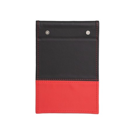 Bloco de Anotações em Couro Sintético e Porta Caneta para Brinde