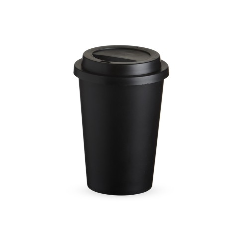 Copo Fibra de Arroz com Tampa 400Ml com Logotipo