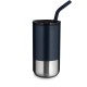 Copo inox com canudo 500ml com logotipo