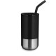 Copo inox com canudo 500ml com logotipo