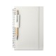 Caderno a5 papel reciclado com logotipo