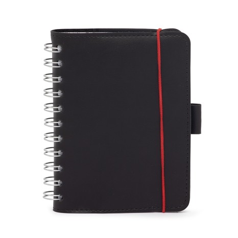 Caderneta de Couro Sintético com Logotipo