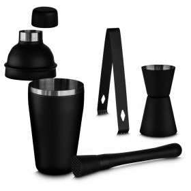Kit drink coqueteleira e acessórios com logotipo