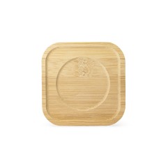 Kit porta-copos bambu com 6 peças para empresas