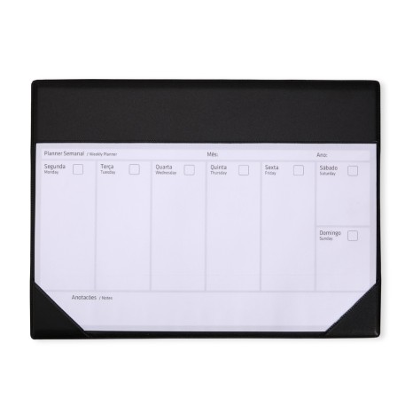 Planner Semanal de Mesa para Brinde