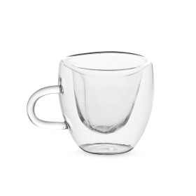 Xícara de Vidro 80Ml com Logotipo