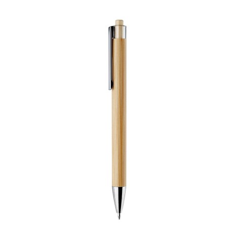 Caneta ecológica bambu com logotipo