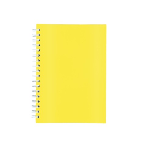 Caderno laminado com pauta para empresas