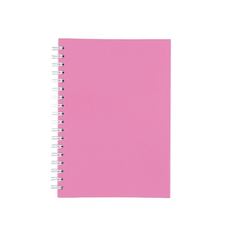 Caderno capa fosca com pauta com logotipo