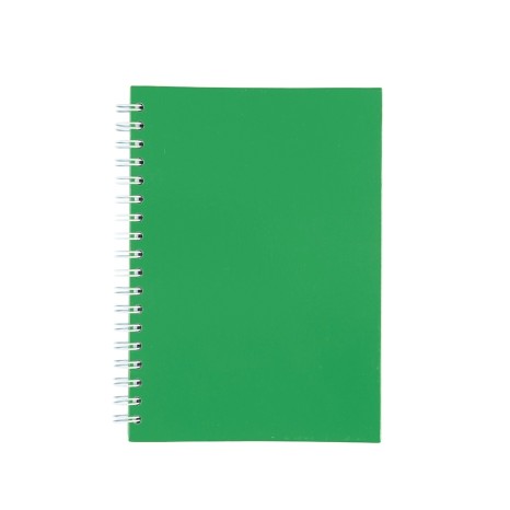 Caderno capa fosca com pauta com logotipo
