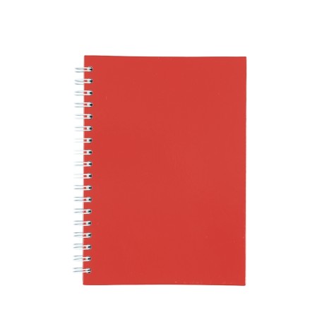 Caderno capa fosca com pauta com logotipo