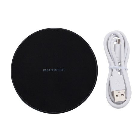 Carregador Rápido de Indução Redondo com Logotipo