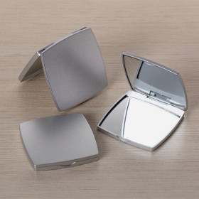 Espelho Duplo Sem Aumento Plástico Personalizado