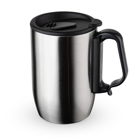 Caneca Inox Parede Dupla 350Ml com Logotipo