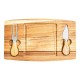 Kit Queijo 2 Pçs + Tábua Quadrada Personalizado