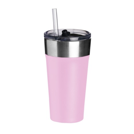 Copo Térmico com Canudo 500Ml Personalizado