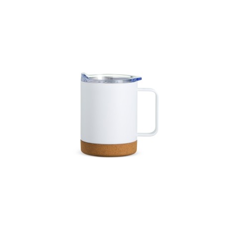 Caneca Térmica com Cortiça de 400Ml Personalizada