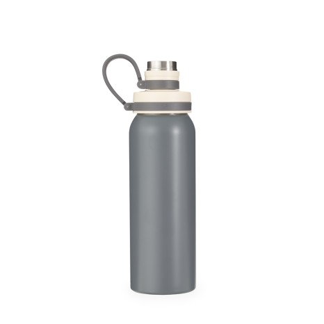 Garrafa de Inox com Alça de Silicone 800Ml com Logotipo