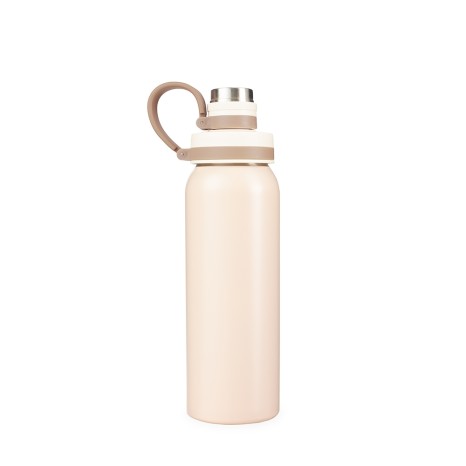 Garrafa de Inox com Alça de Silicone 800Ml com Logotipo