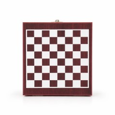 Kit vinho xadrez 4 peças promocional