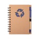 Caderno ecológico com caneta para brinde