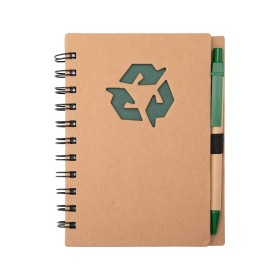 Caderno ecológico com caneta para brinde