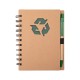 Caderno ecológico com caneta para brinde