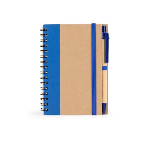 Caderno ecológico com caneta personalizado