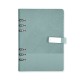 Caderno fichário couro sintético promocional