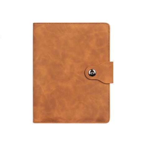 Caderno fichário pu com logotipo