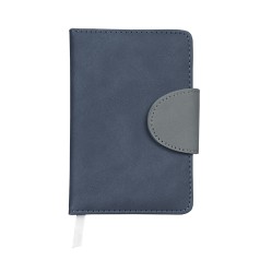 Caderneta couro sintético com logotipo