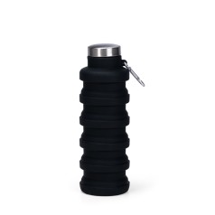 Garrafa retrátil silicone 500ml personalizado