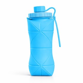 Garrafa dobrável silicone 600ml com logotipo