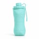 Garrafa dobrável silicone 600ml com logotipo