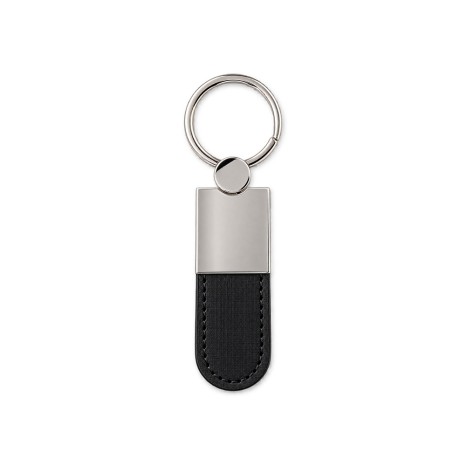 Chaveiro metal com pu promocional