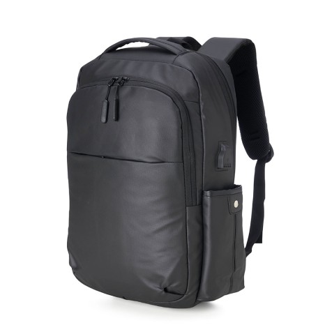 Mochila Couro Sintético Usb 20L para Brinde