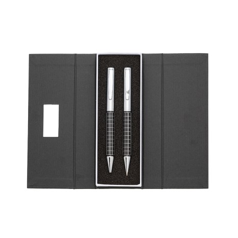 Kit Caneta e Lapiseira de Metal para Empresas