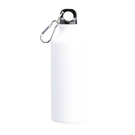 Squeeze Alumínio 500Ml com Bico e Mosquetão para Brinde