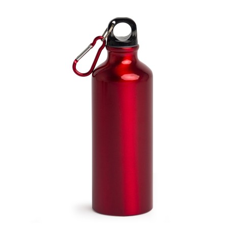 Squeeze Alumínio 500Ml com Bico e Mosquetão para Brinde